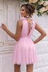 'Vania' Sleeveless Mesh Dress - Celes Fashion
